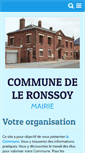 Mobile Screenshot of mairieleronssoy.com