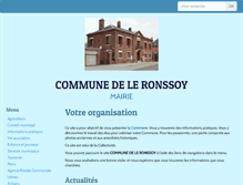 Tablet Screenshot of mairieleronssoy.com